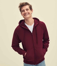 Fruit of the Loom Lightweight Zip Hooded Sweatshirt