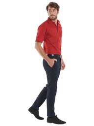 Mens Poplin Half Sleeve Shirt